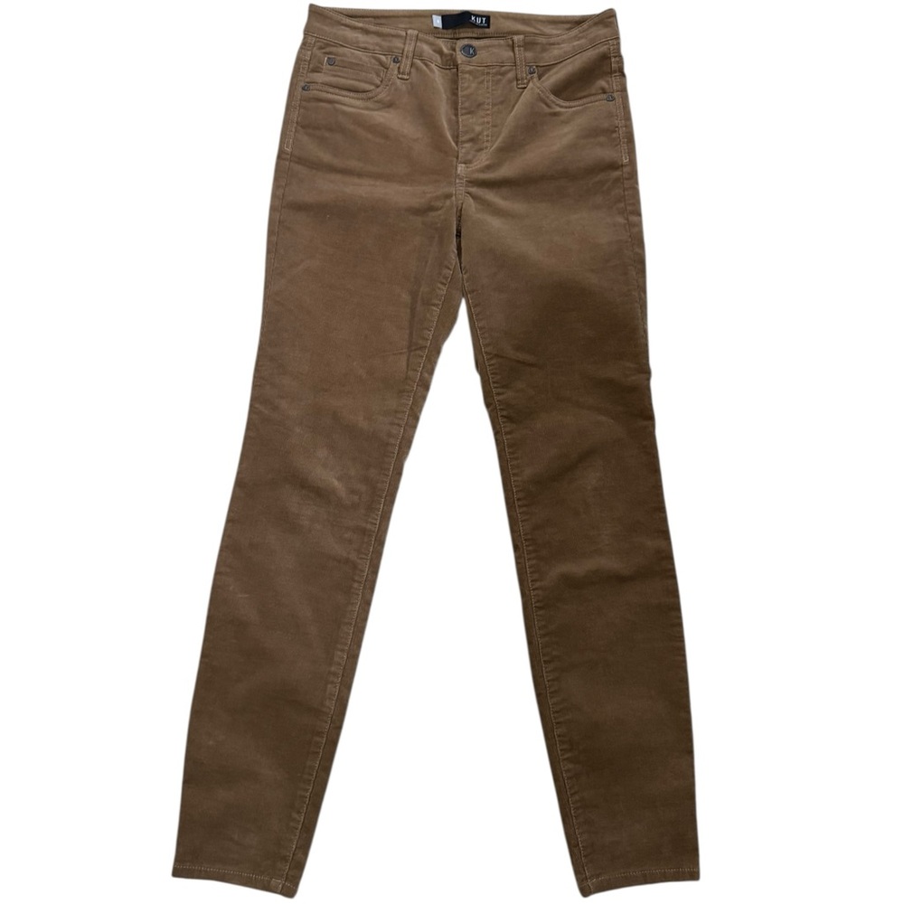 Kut from the Kloth Diana High Rise Fab Ab Skinny Camel Color Corduroy Pants